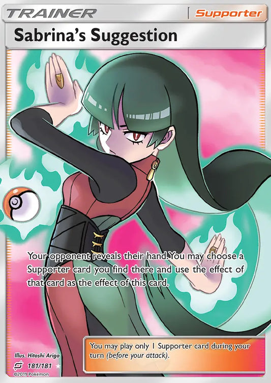 Sabrina’s Suggestion 181 Team Up Pokesingles