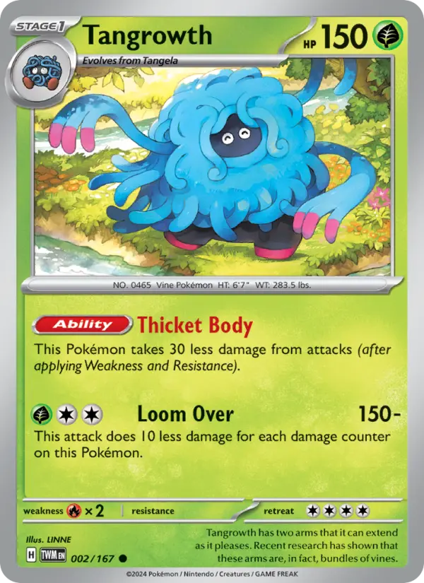 Tangrowth 2 Twilight Masquerade Pokesingles