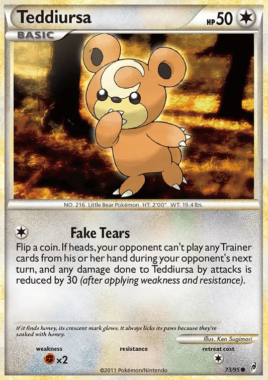 Teddiursa 73 Call of Legends Pokesingles