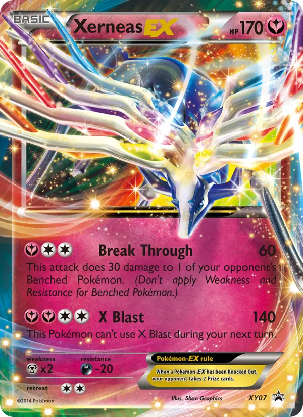 Xerneas EX XY07 XY Black Star Promos Pokesingles
