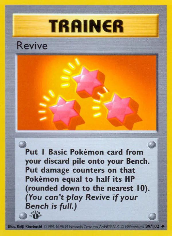 Revive 89 Base Set Pokesingles