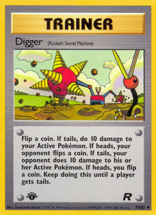 Digger 75 Team Rocket Pokesingles
