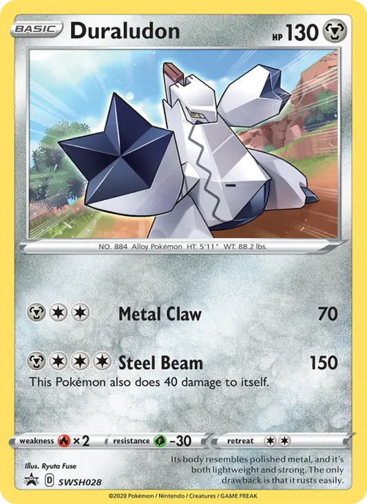 Duraludon SWSH028 SWSH Black Star Promos Pokesingles