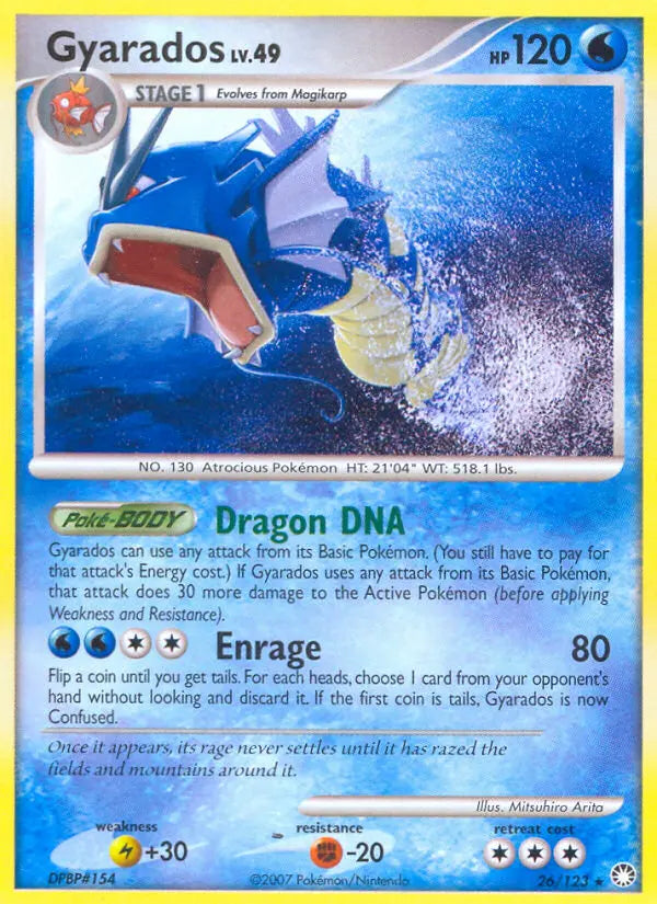 Gyarados 26 Mysterious Treasures Pokesingles