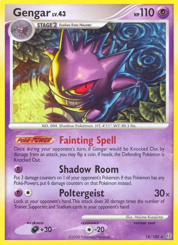 Gengar 18 Stormfront Pokesingles