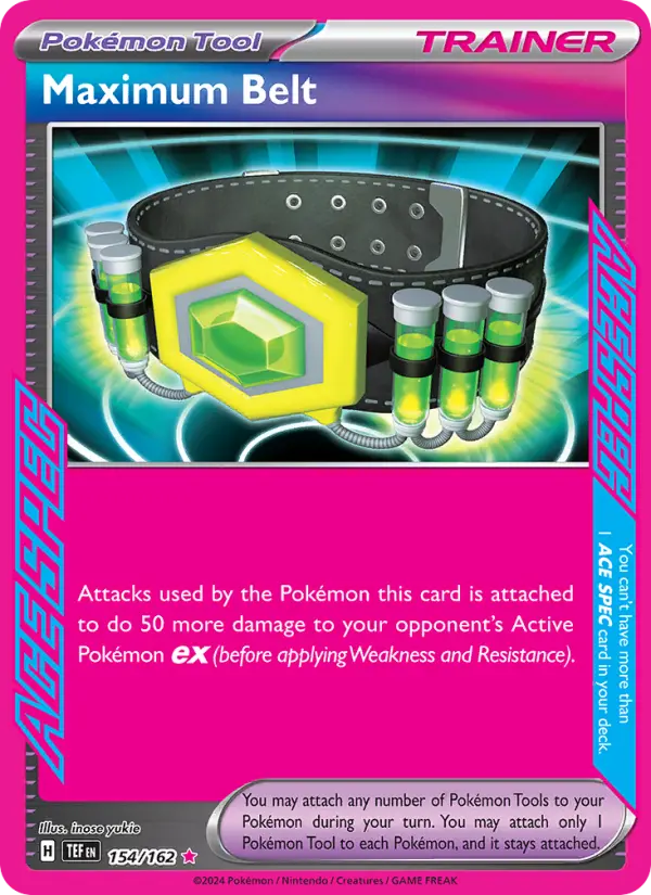 Maximum Belt 154 Temporal Forces Pokesingles
