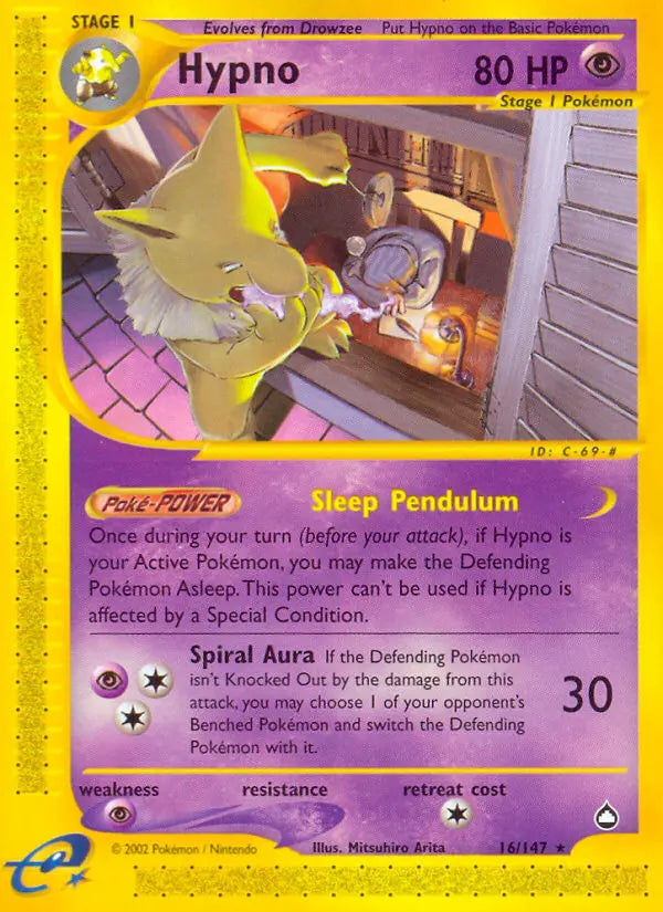 Hypno 16 Aquapolis Pokesingles
