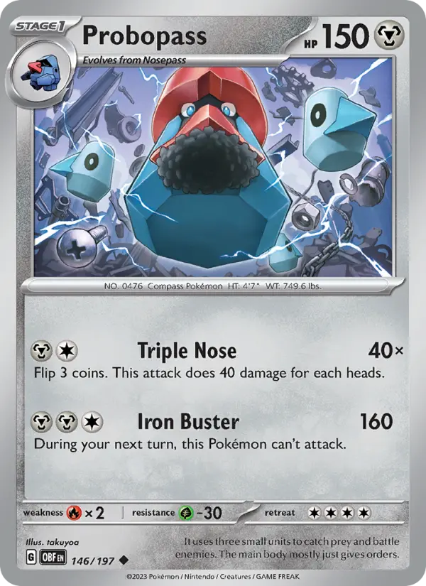 Probopass 146 Obsidian Flames Pokesingles
