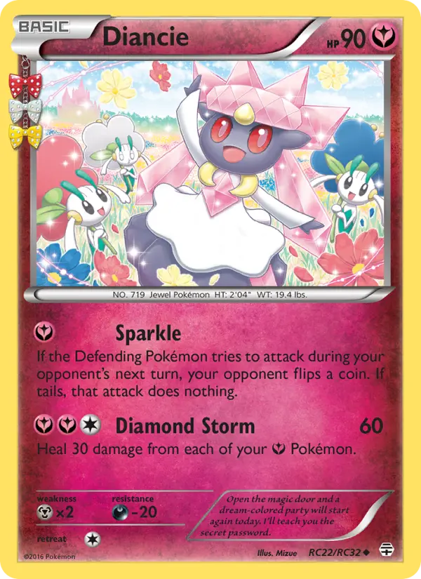 Diancie RC22 Generations Pokesingles