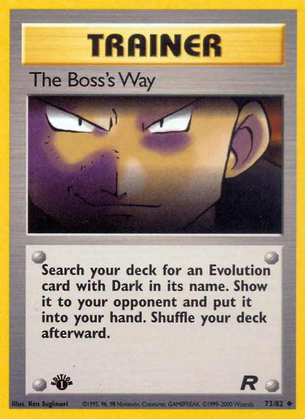 The Boss's Way 73 Team Rocket Pokesingles