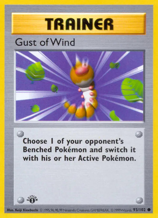 Gust of Wind 93 Base Set Pokesingles