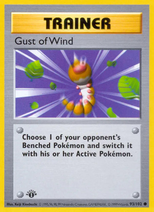 Gust of Wind 93 Base Set Pokesingles