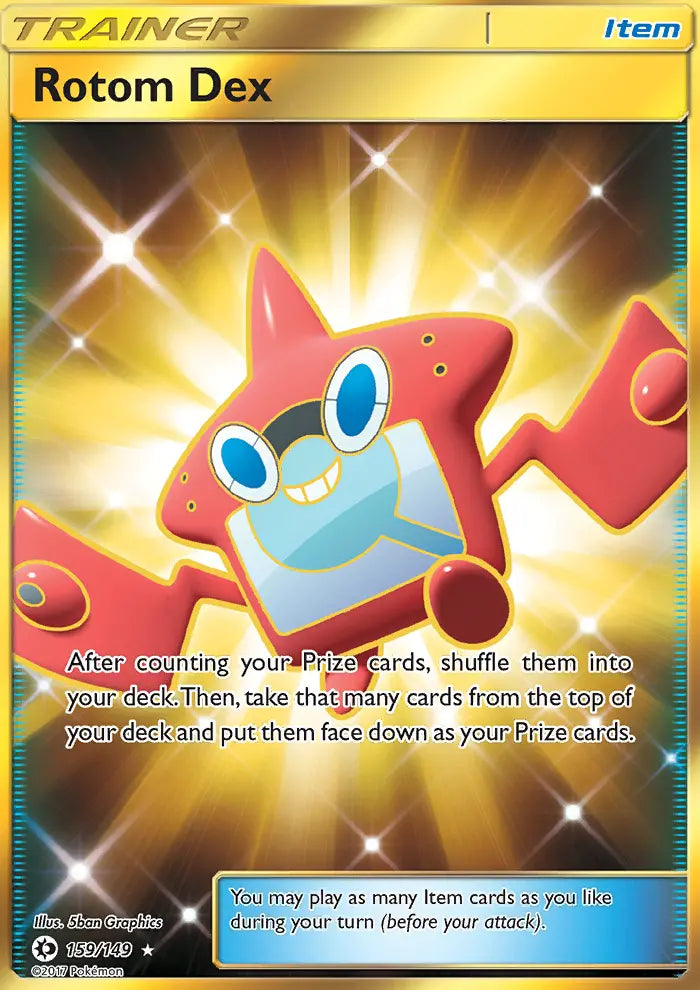Rotom Dex 159 Sun & Moon Pokesingles