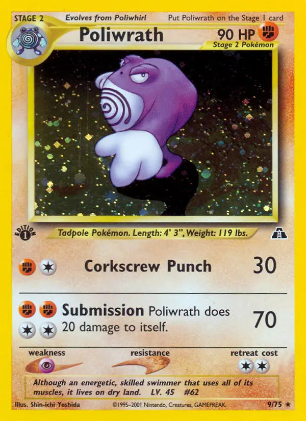 Poliwrath 9 Neo Discovery Pokesingles