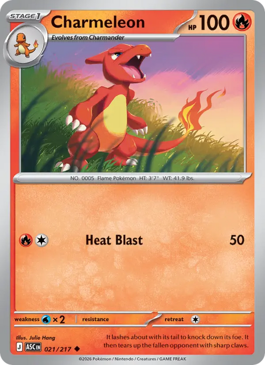 Charmeleon 21 Ascended Heroes Pokesingles