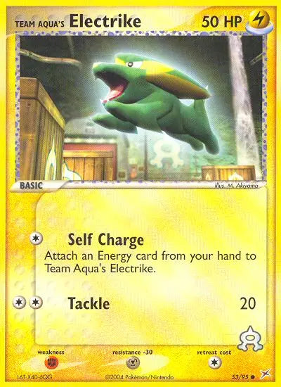 Team Aqua's Electrike 53 Team Magma vs Team Aqua Pokesingles