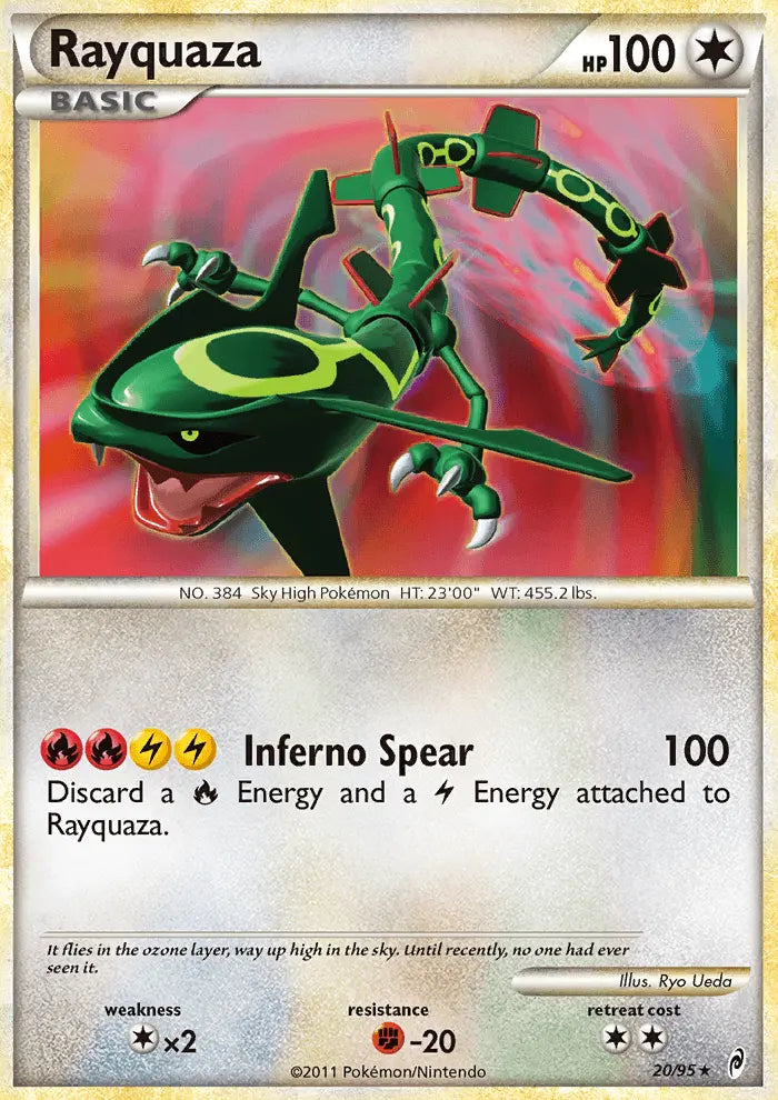 Rayquaza 20 Call of Legends Pokesingles