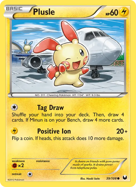 Plusle 39 Dark Explorers Pokesingles