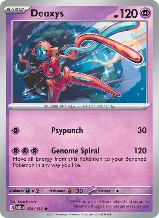 Deoxys 74 Paradox Rift Pokesingles