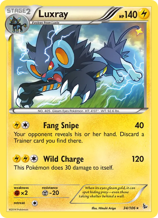 Luxray 34 Flashfire Pokesingles