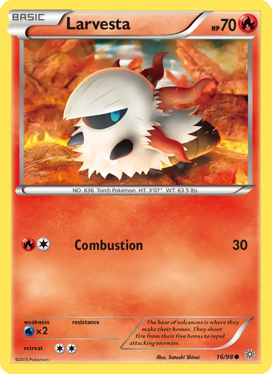 Larvesta 16 Ancient Origins Pokesingles