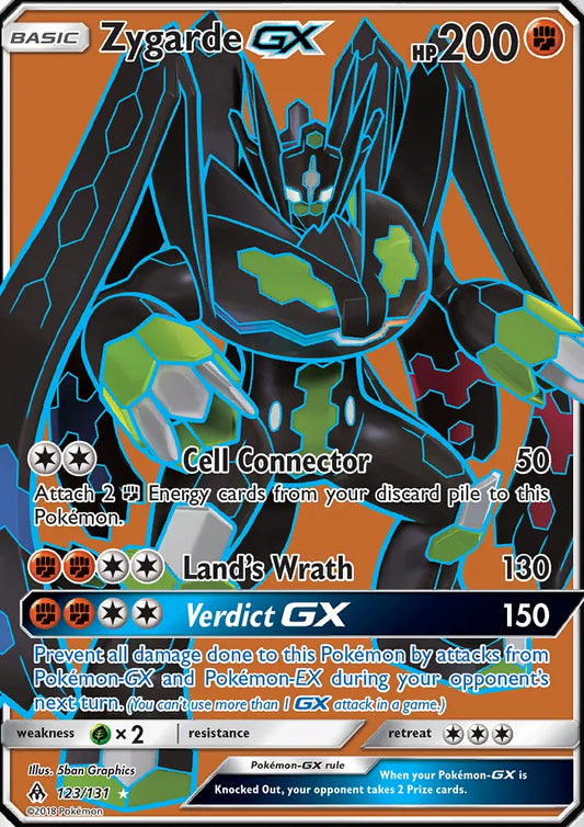 Zygarde GX 123 Forbidden Light Pokesingles