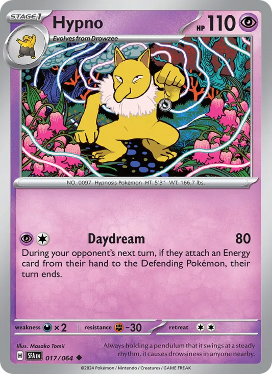 Hypno 17 Shrouded Fable Pokesingles