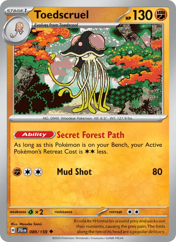Toedscruel 89 Journey Together Pokesingles