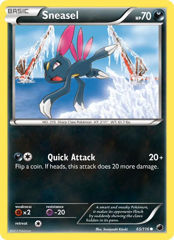 Sneasel 65 Plasma Freeze Pokesingles