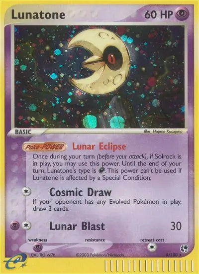 Lunatone 8 Sandstorm Pokesingles