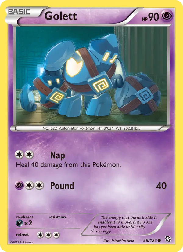 Golett 58 Dragons Exalted Pokesingles