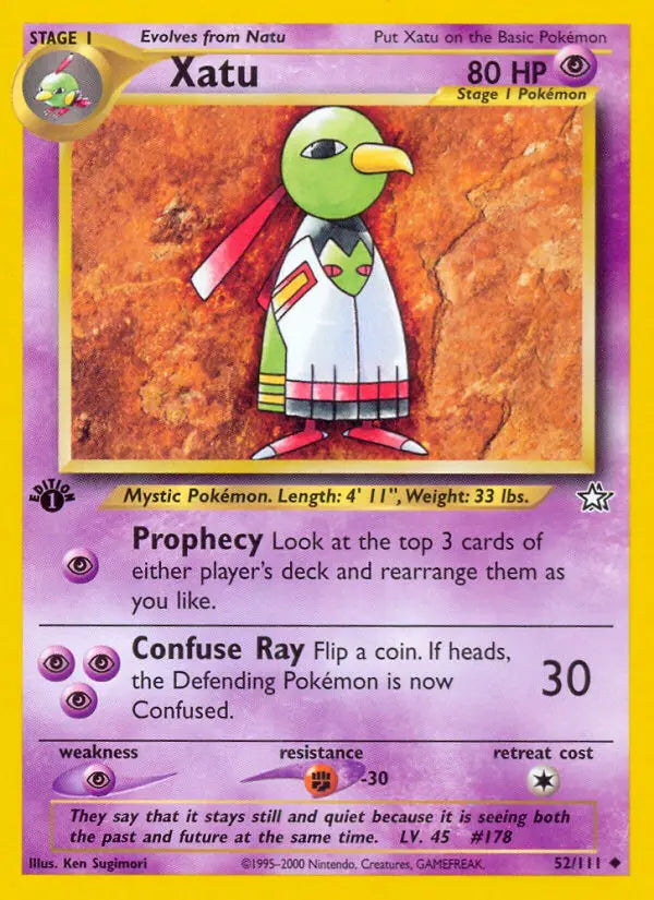 Xatu 52 Neo Genesis Pokesingles