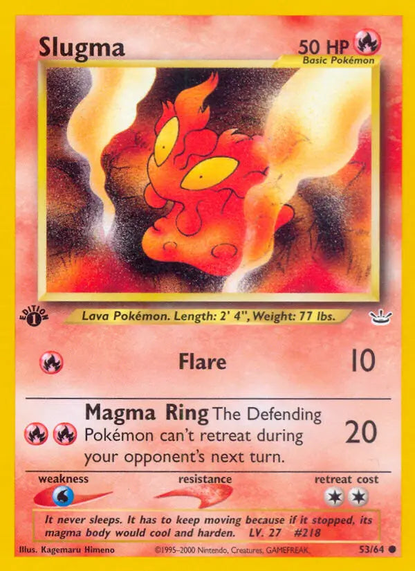 Slugma 53 Neo Revelation Pokesingles