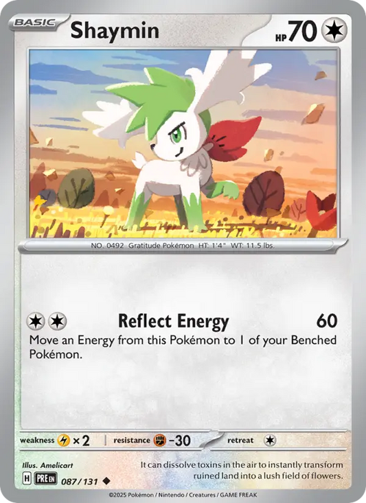 Shaymin 87 Prismatic Evolutions Pokesingles