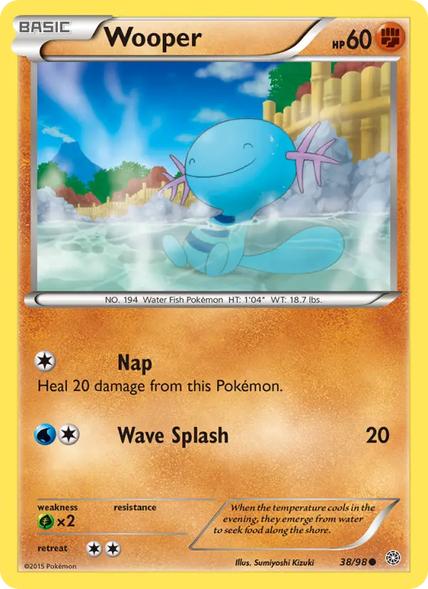 Wooper 38 Ancient Origins Pokesingles