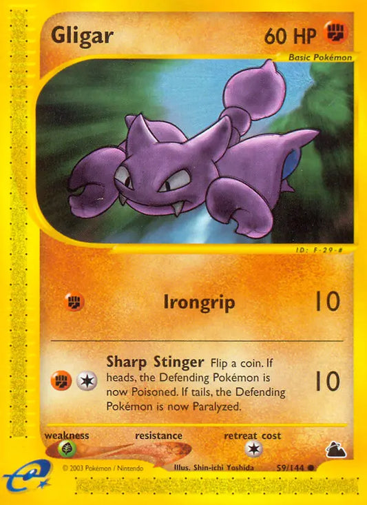 Gligar 59 Skyridge Pokesingles