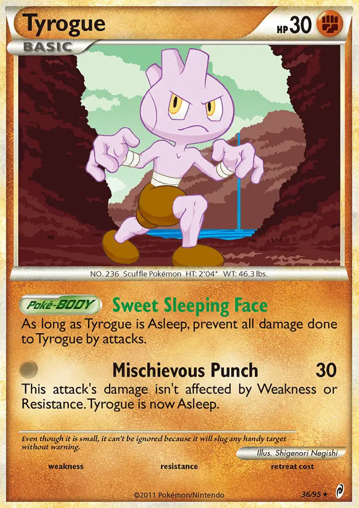 Tyrogue 36 Call of Legends Pokesingles