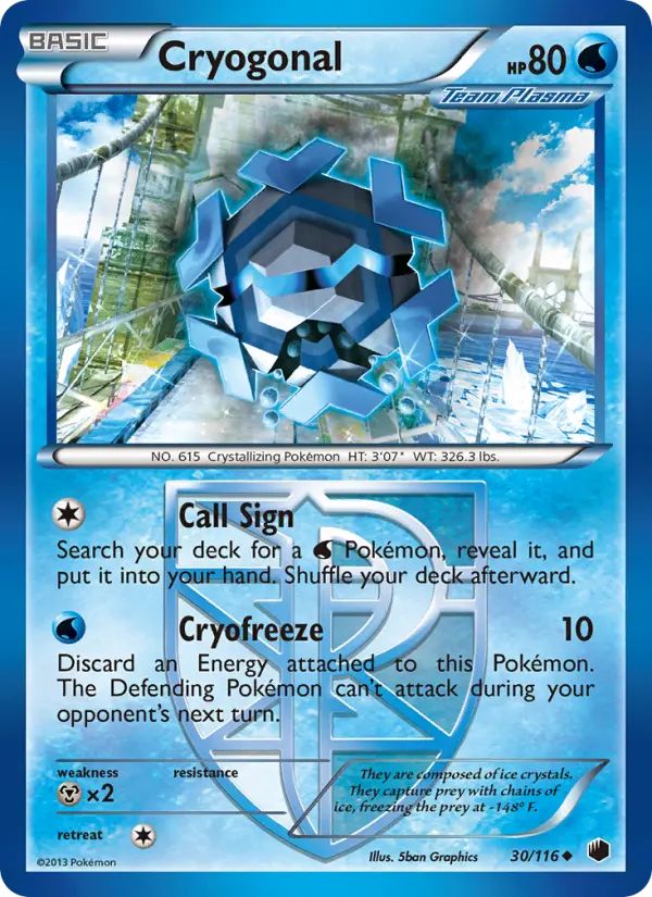 Cryogonal 30 Plasma Freeze Pokesingles