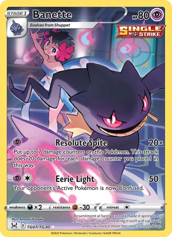 Banette TG07 Lost Origin Pokesingles