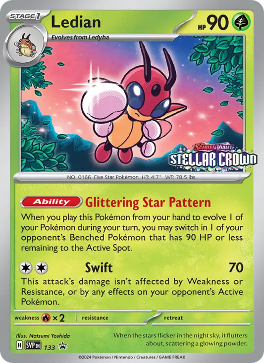 Ledian 133 SVP Black Star Promos Pokesingles