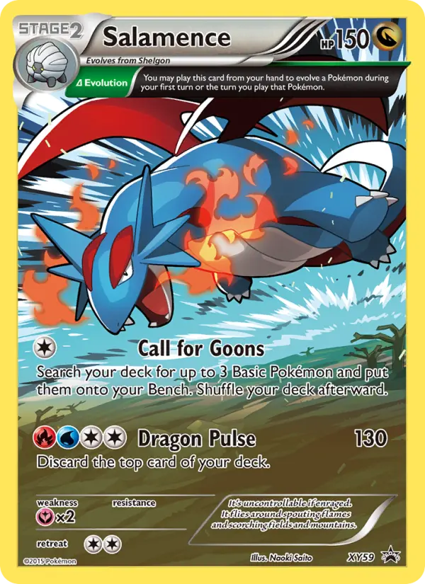 Salamence XY59 XY Black Star Promos Pokesingles