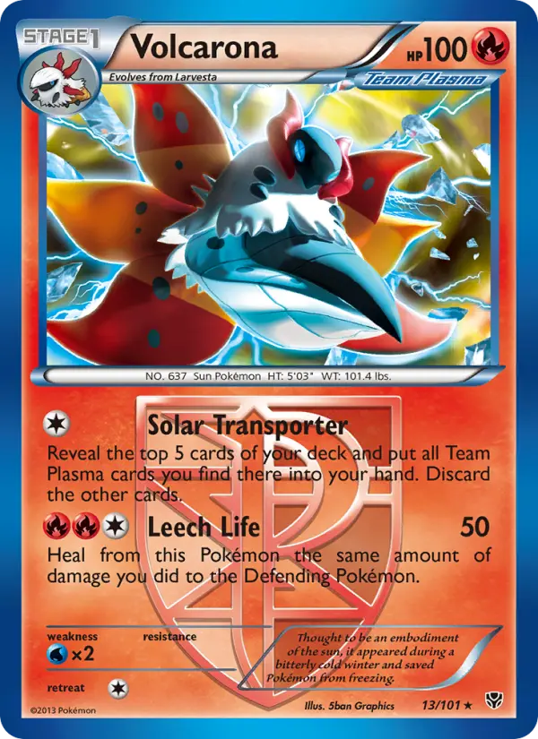 Volcarona 13 Plasma Blast Pokesingles