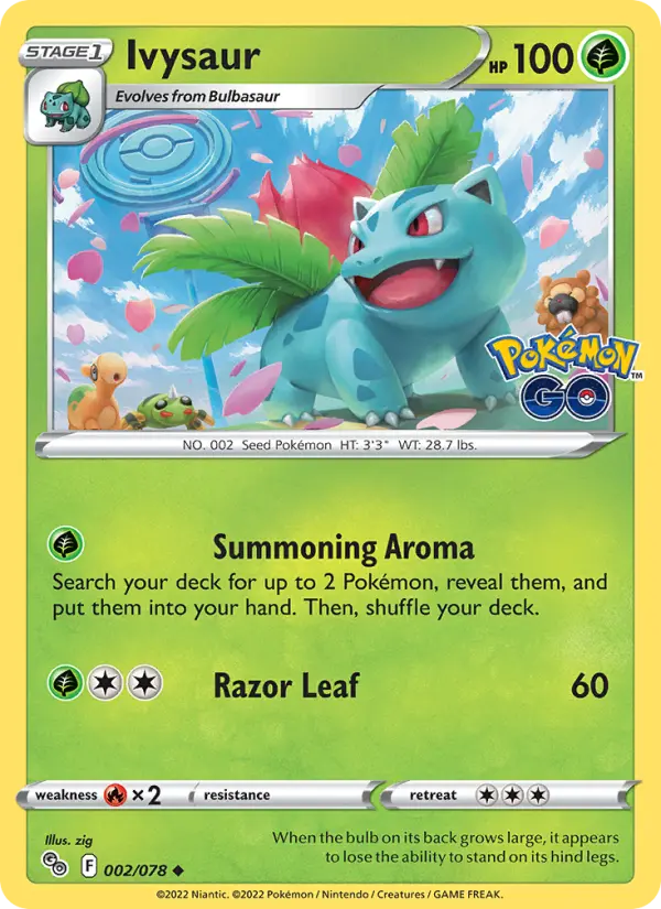 Ivysaur 2 Pokémon GO Pokesingles