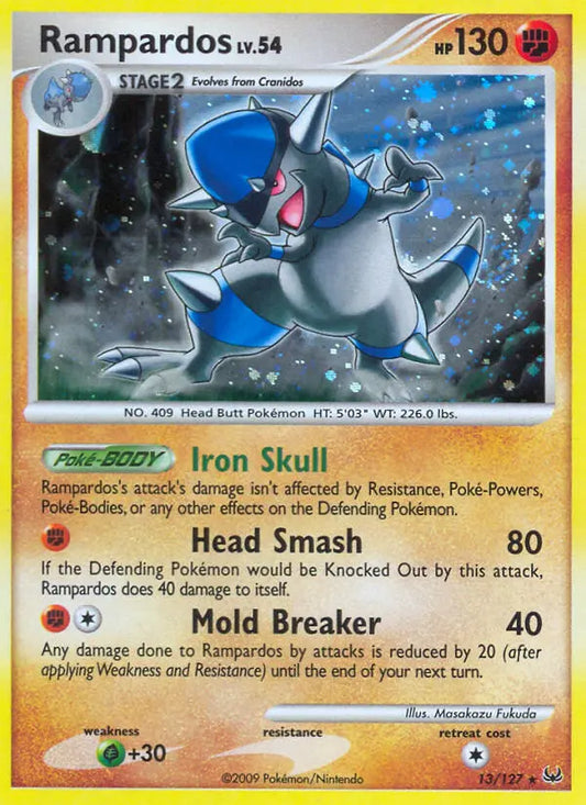 Rampardos 13 Platinum Pokesingles