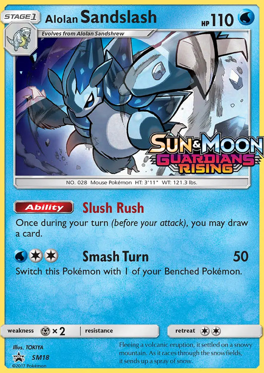 Alolan Sandslash SM18 SM Black Star Promos Pokesingles