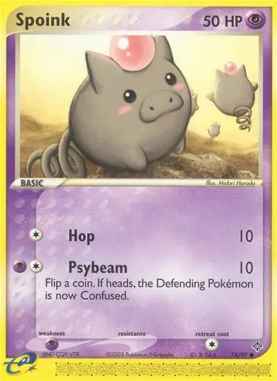 Spoink 74 Dragon Pokesingles
