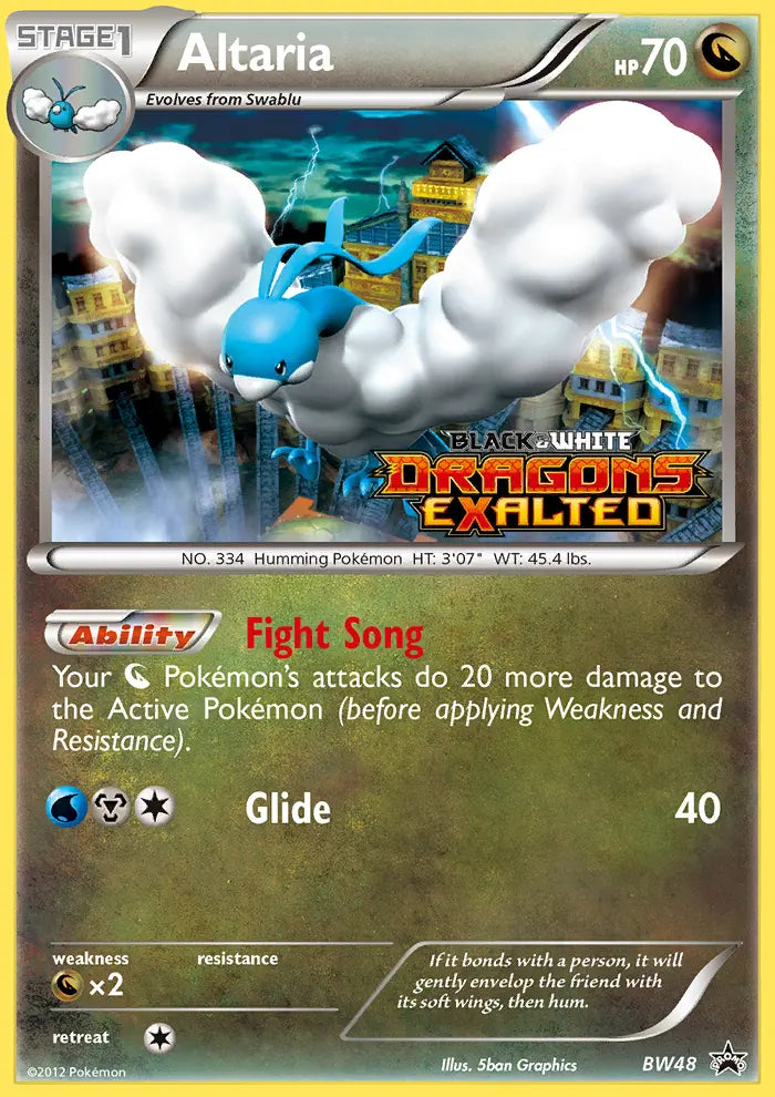 Altaria BW48 BW Black Star Promos Pokesingles