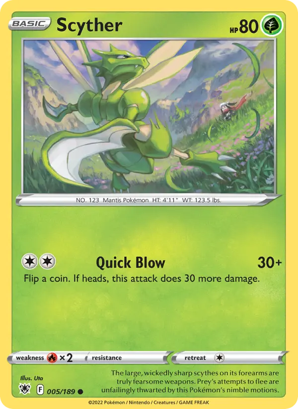 Scyther 5 Astral Radiance Pokesingles