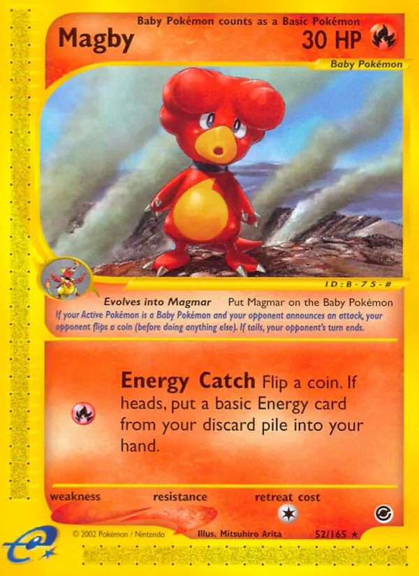 Magby 52 Expedition Base Set Pokesingles
