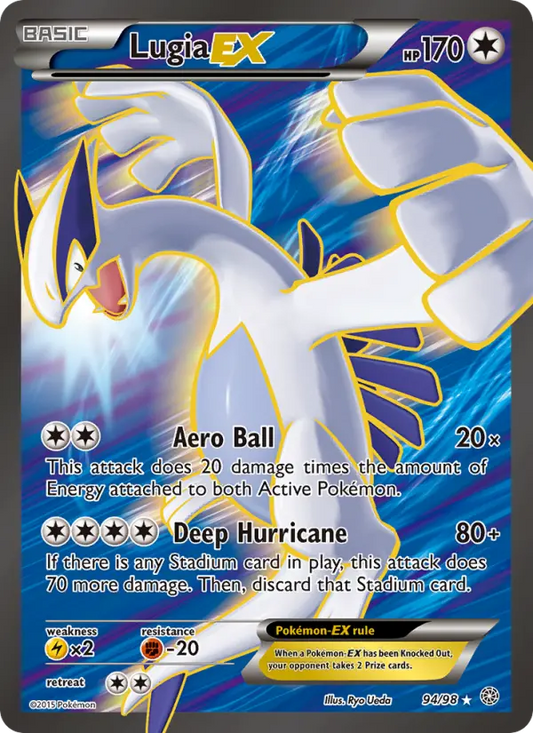 Lugia EX 94 Ancient Origins Pokesingles